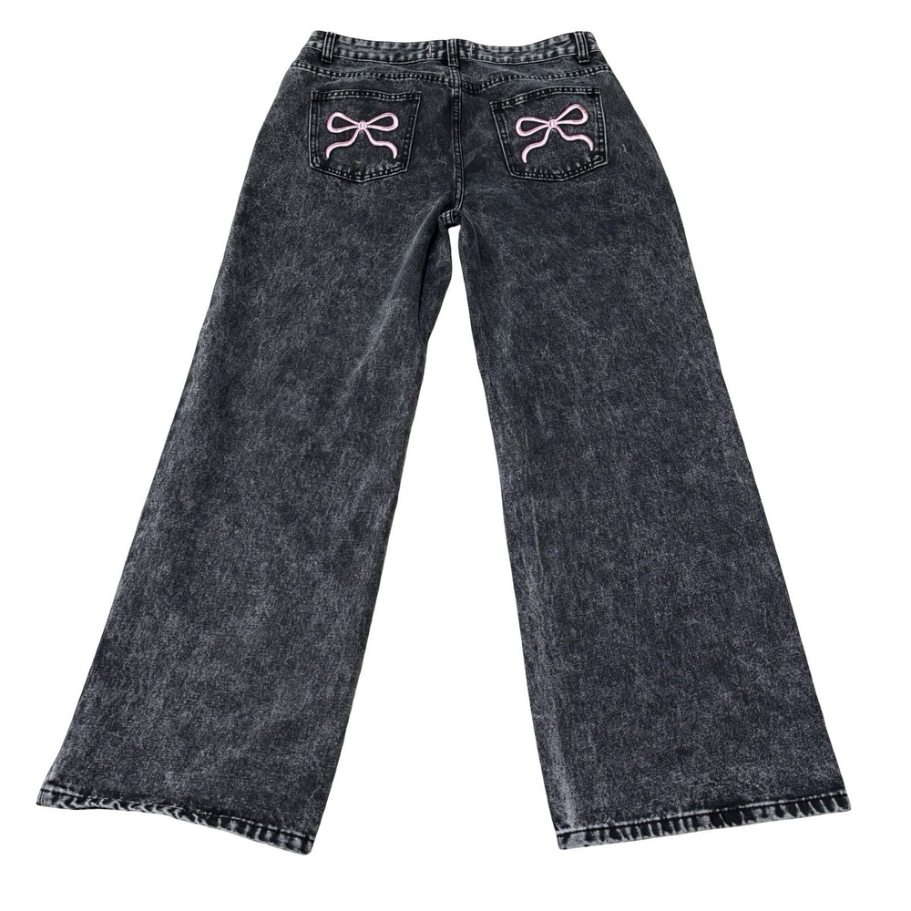 Disclosure Jeans Women's 13/31 Wide Leg Baggy Stretch Denim Measures 33‎ x 31